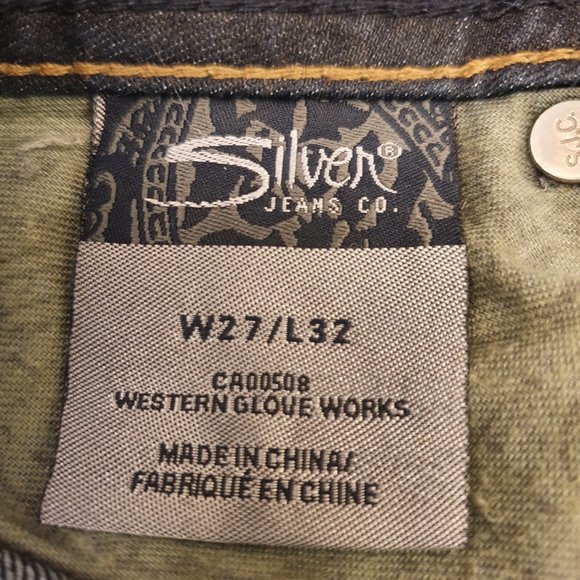 Silver jeans co berkley dark wash straight leg - LOW RISE - Picture 8 of 9